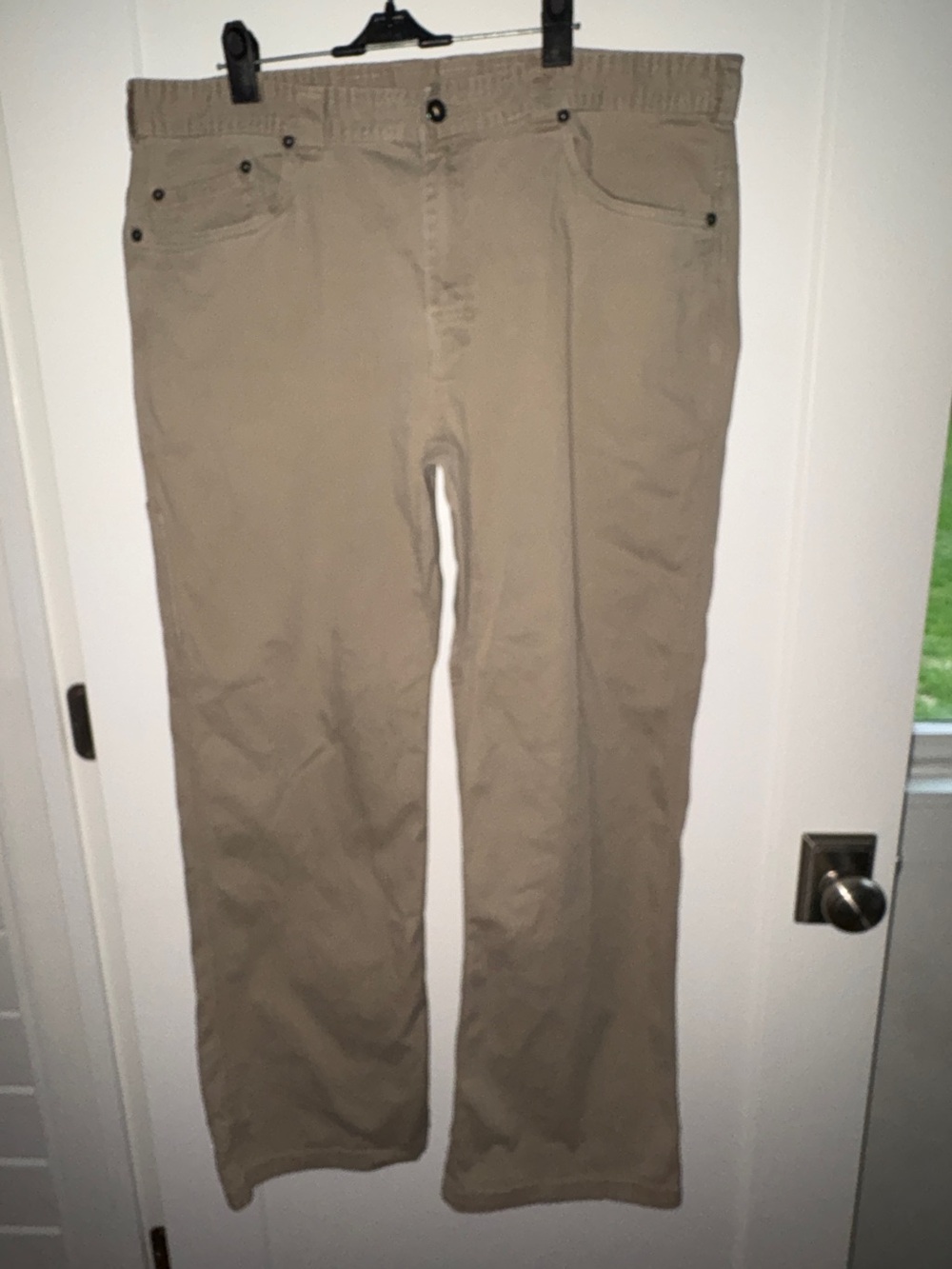 Prana Bronson stretch canvas carpenter jean sz 38x32 EUC